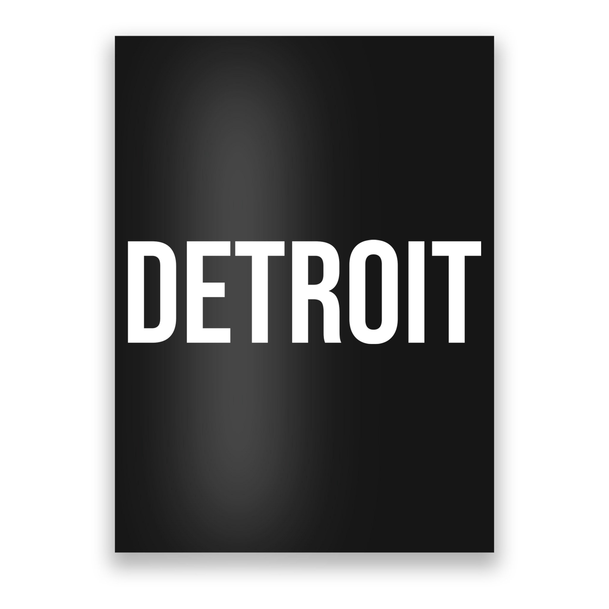 Simple Detroit Poster