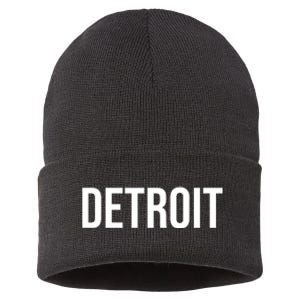 Simple Detroit Sustainable Knit Beanie