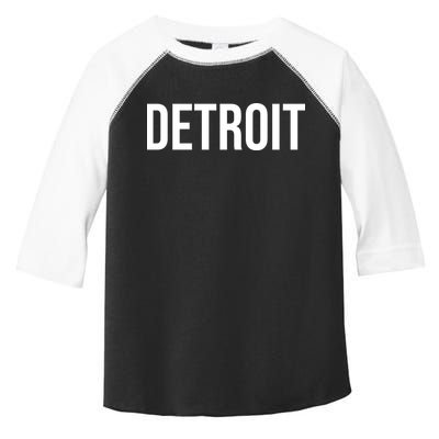 Simple Detroit Toddler Fine Jersey T-Shirt
