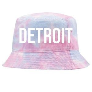 Simple Detroit Tie-Dyed Bucket Hat