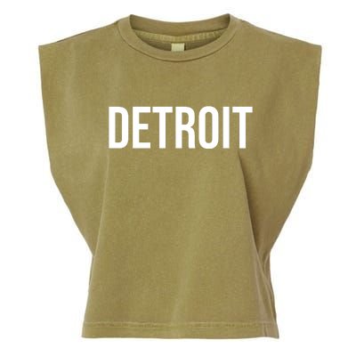 Simple Detroit Garment-Dyed Women's Muscle Tee