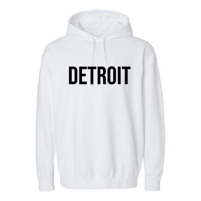 Simple Detroit Garment-Dyed Fleece Hoodie