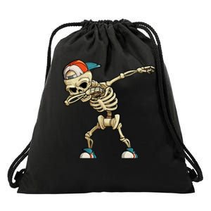 Skeleton Dabbing Drawstring Bag