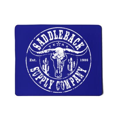 Saddleback Desert Skull White Lightweight Mousepad