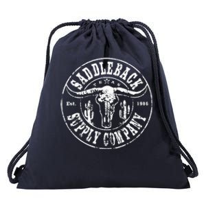 Saddleback Desert Skull White Lightweight Drawstring Bag