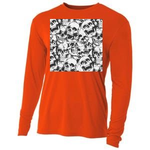 Spooky Deadly Skulls Cooling Performance Long Sleeve Crew