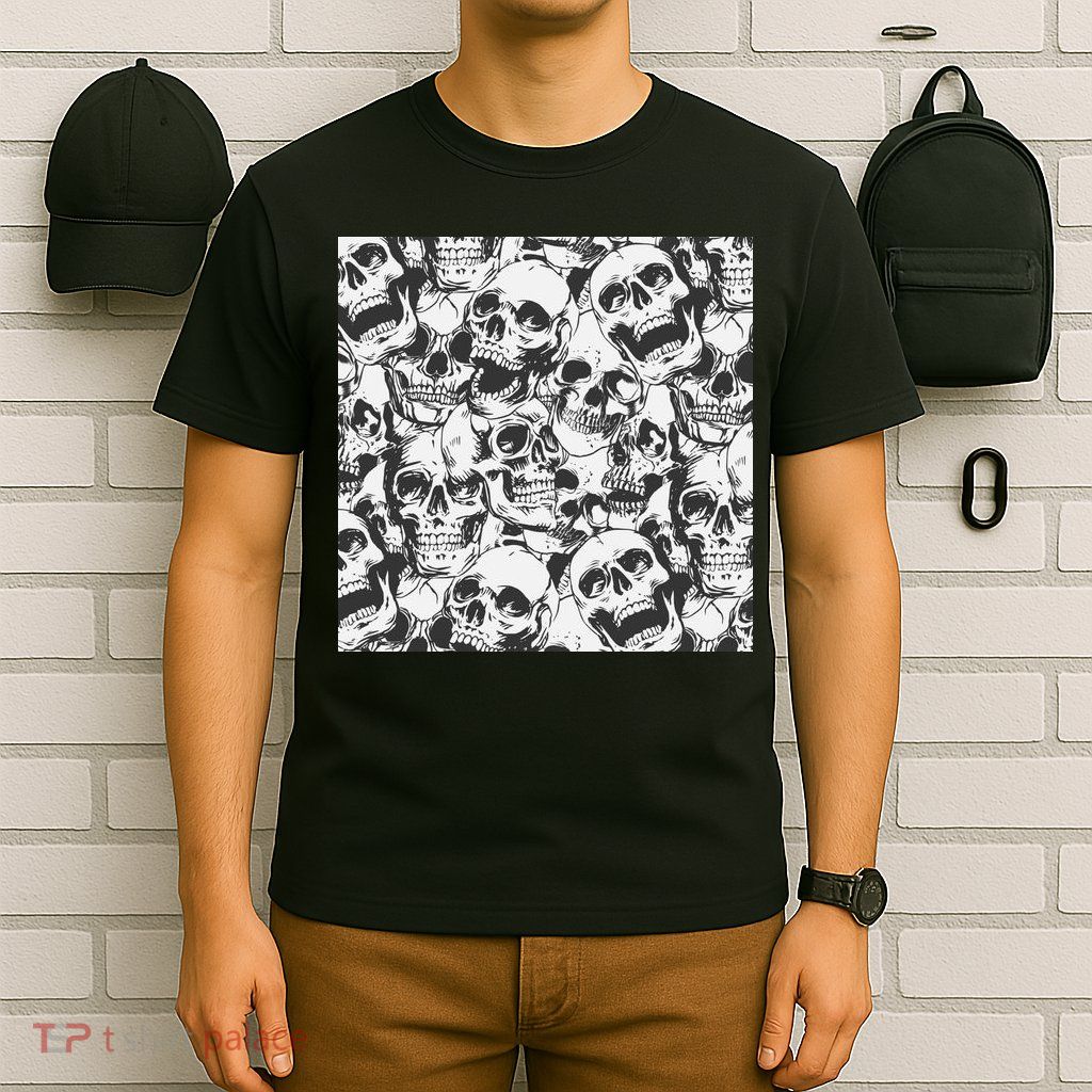Spooky Deadly Skulls T-Shirt
