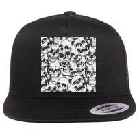 Spooky Deadly Skulls Flatbill Hat