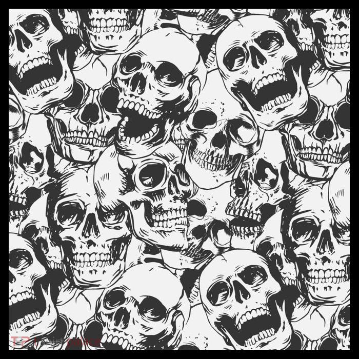 Spooky Deadly Skulls Baby Bodysuit