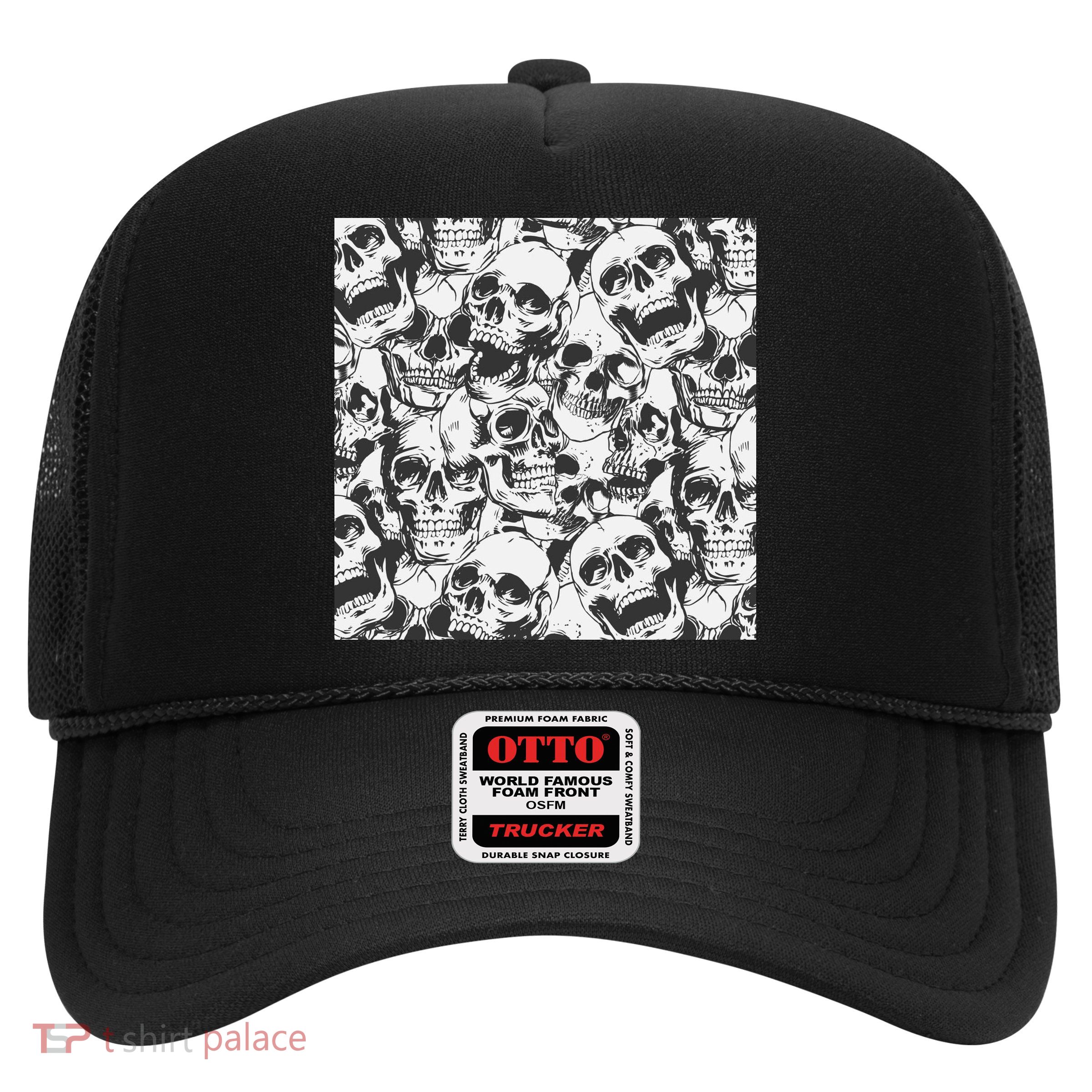 Spooky Deadly Skulls Trucker Hat