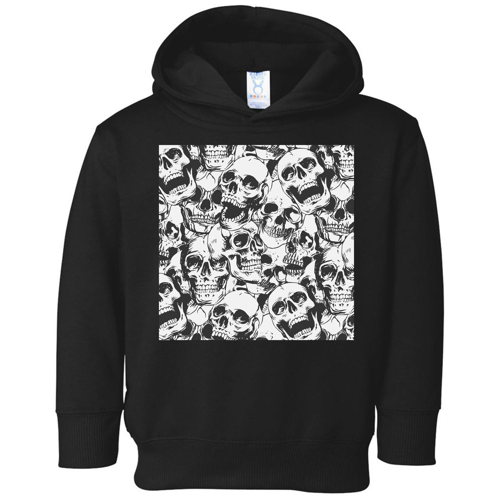 Spooky Deadly Skulls Toddler Hoodie