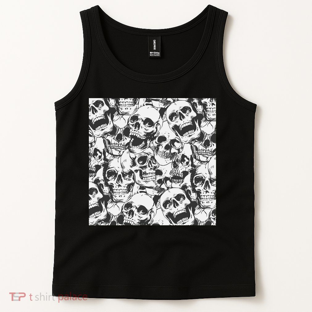 Spooky Deadly Skulls Tank Top