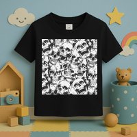 Spooky Deadly Skulls Toddler T-Shirt