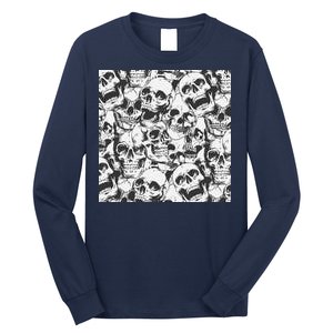 Spooky Deadly Skulls Long Sleeve Shirt