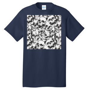 Spooky Deadly Skulls Tall T-Shirt