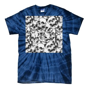 Spooky Deadly Skulls Tie-Dye T-Shirt