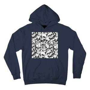 Spooky Deadly Skulls Tall Hoodie