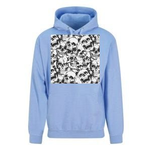 Spooky Deadly Skulls Unisex Surf Hoodie