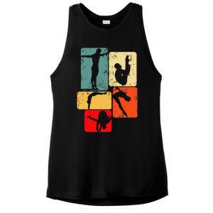 Springboard Diving Springboard Diver Platform Diving Ladies PosiCharge Tri-Blend Wicking Tank