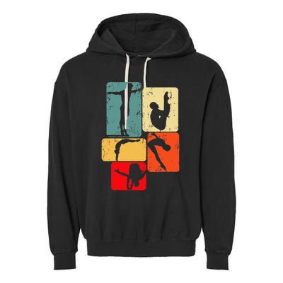 Springboard Diving Springboard Diver Platform Diving Garment-Dyed Fleece Hoodie