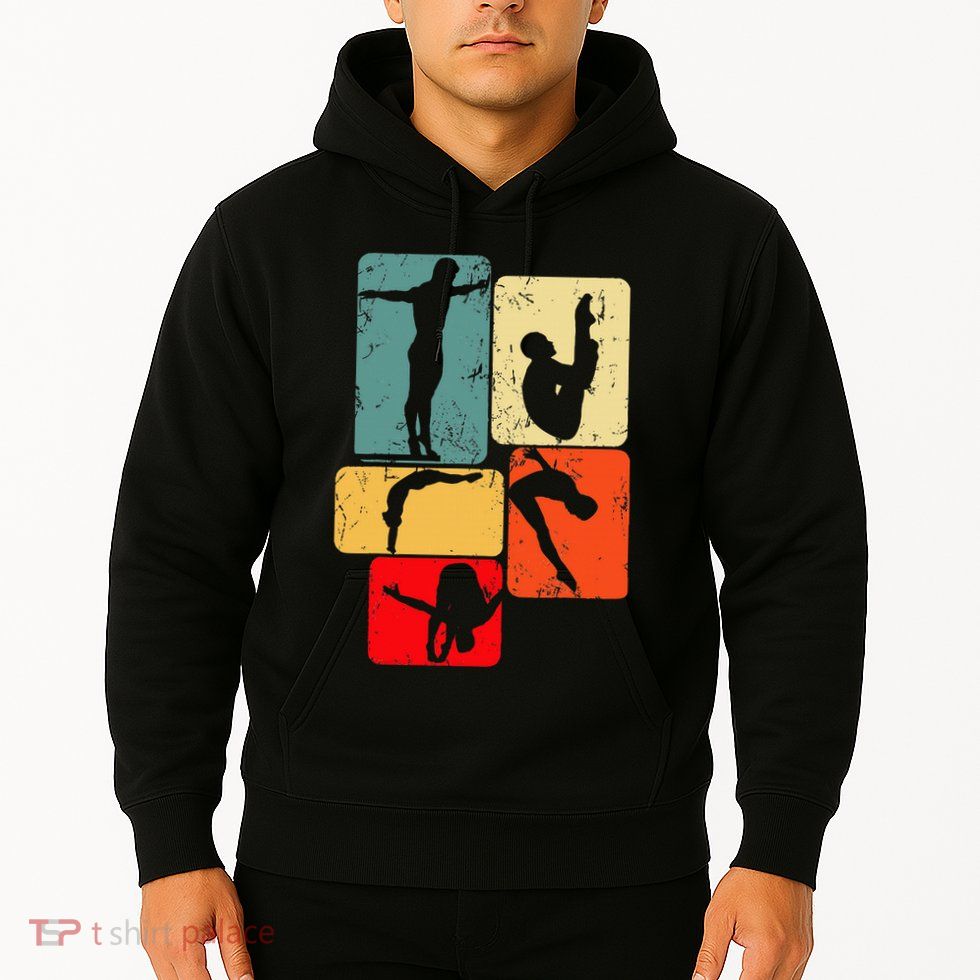 Springboard Diving Springboard Diver Platform Diving Hoodie
