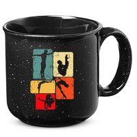 Springboard Diving Springboard Diver Platform Diving 15oz Campfire Ceramic Mug