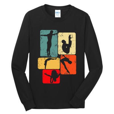 Springboard Diving Springboard Diver Platform Diving Tall Long Sleeve T-Shirt