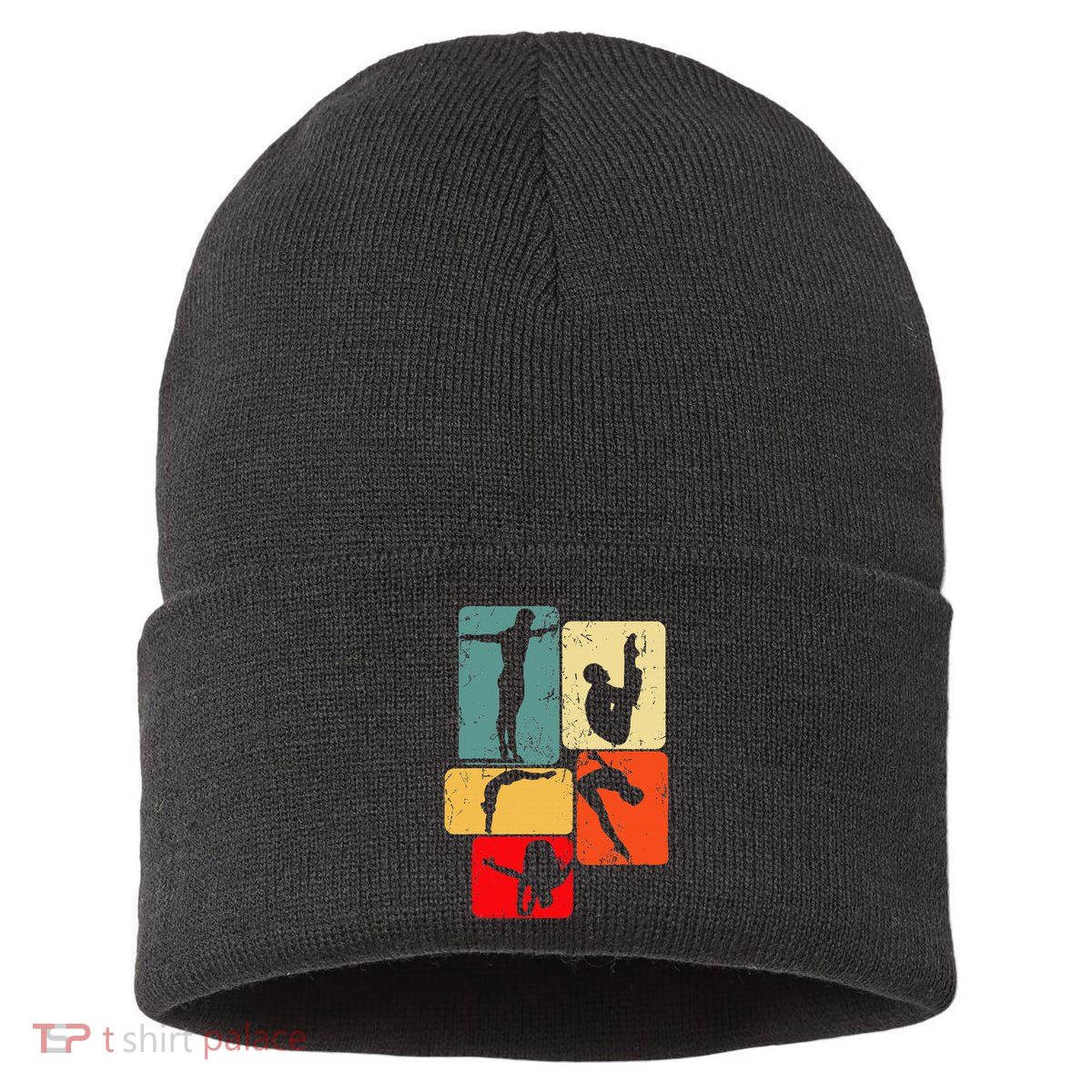Springboard Diving Springboard Diver Platform Diving Sustainable Knit Beanie