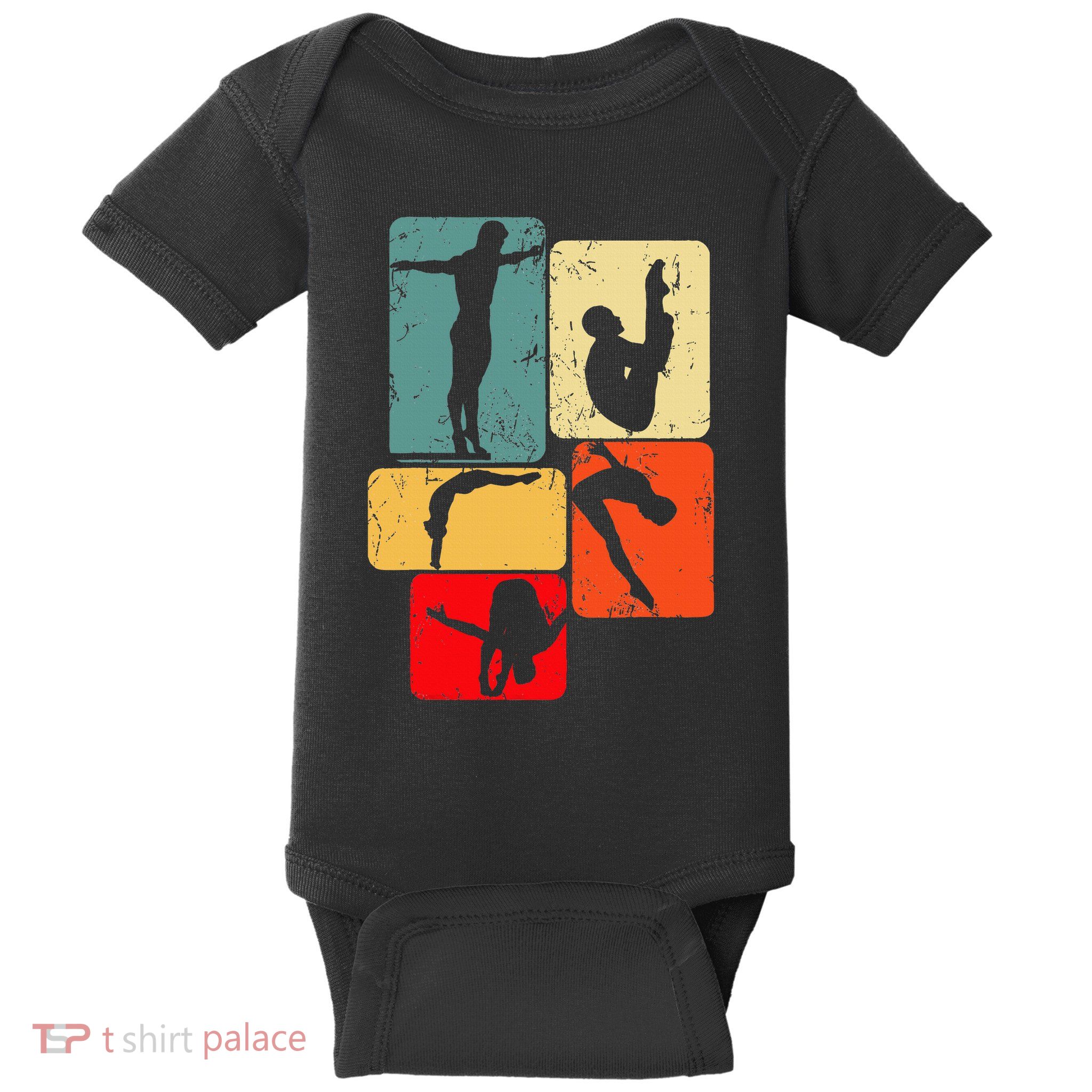 Springboard Diving Springboard Diver Platform Diving Baby Bodysuit