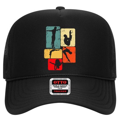 Springboard Diving Springboard Diver Platform Diving Trucker Hat