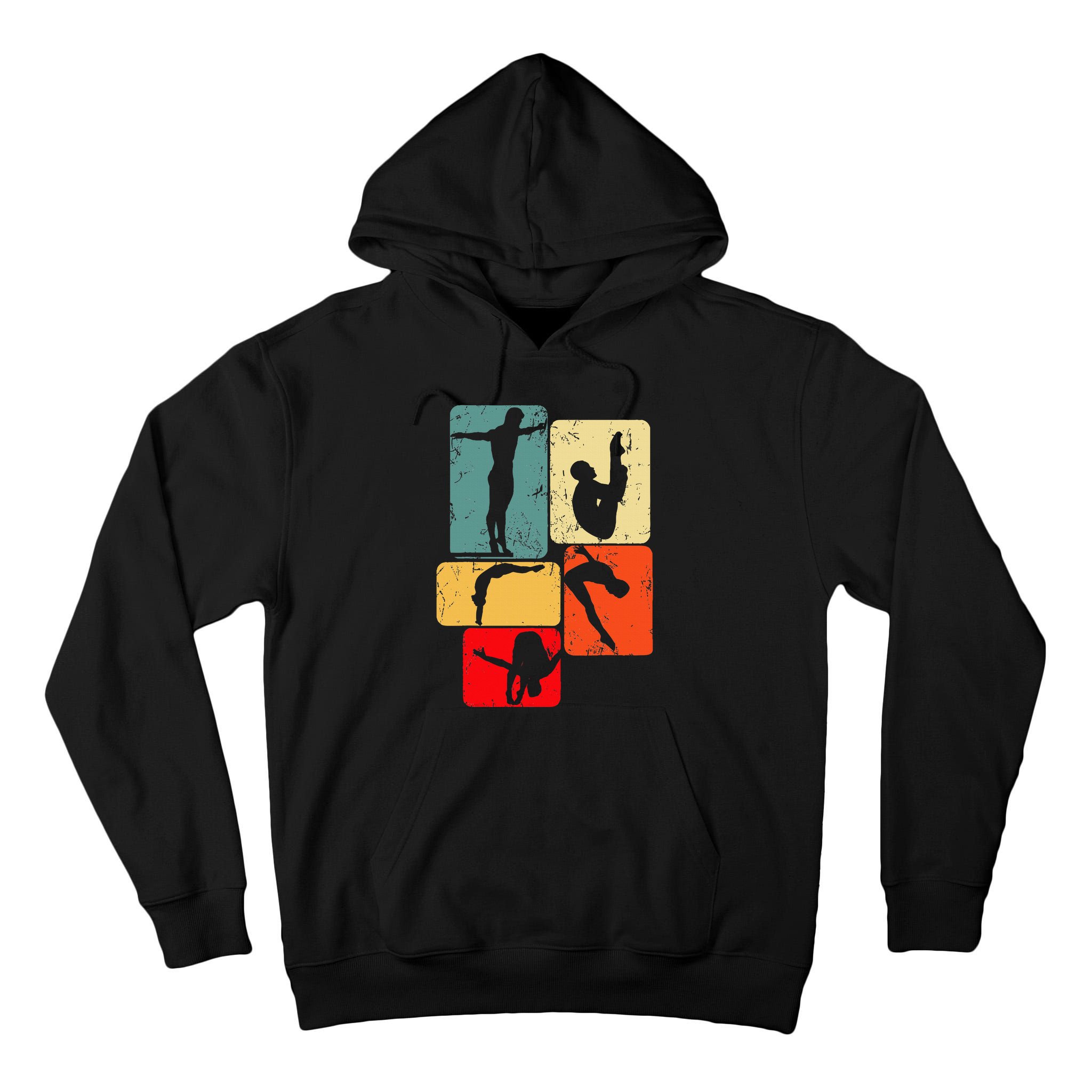 Springboard Diving Springboard Diver Platform Diving Tall Hoodie