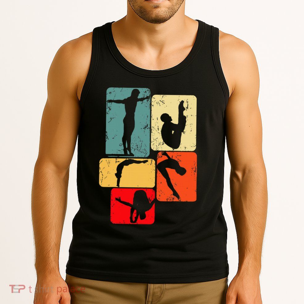 Springboard Diving Springboard Diver Platform Diving Tank Top