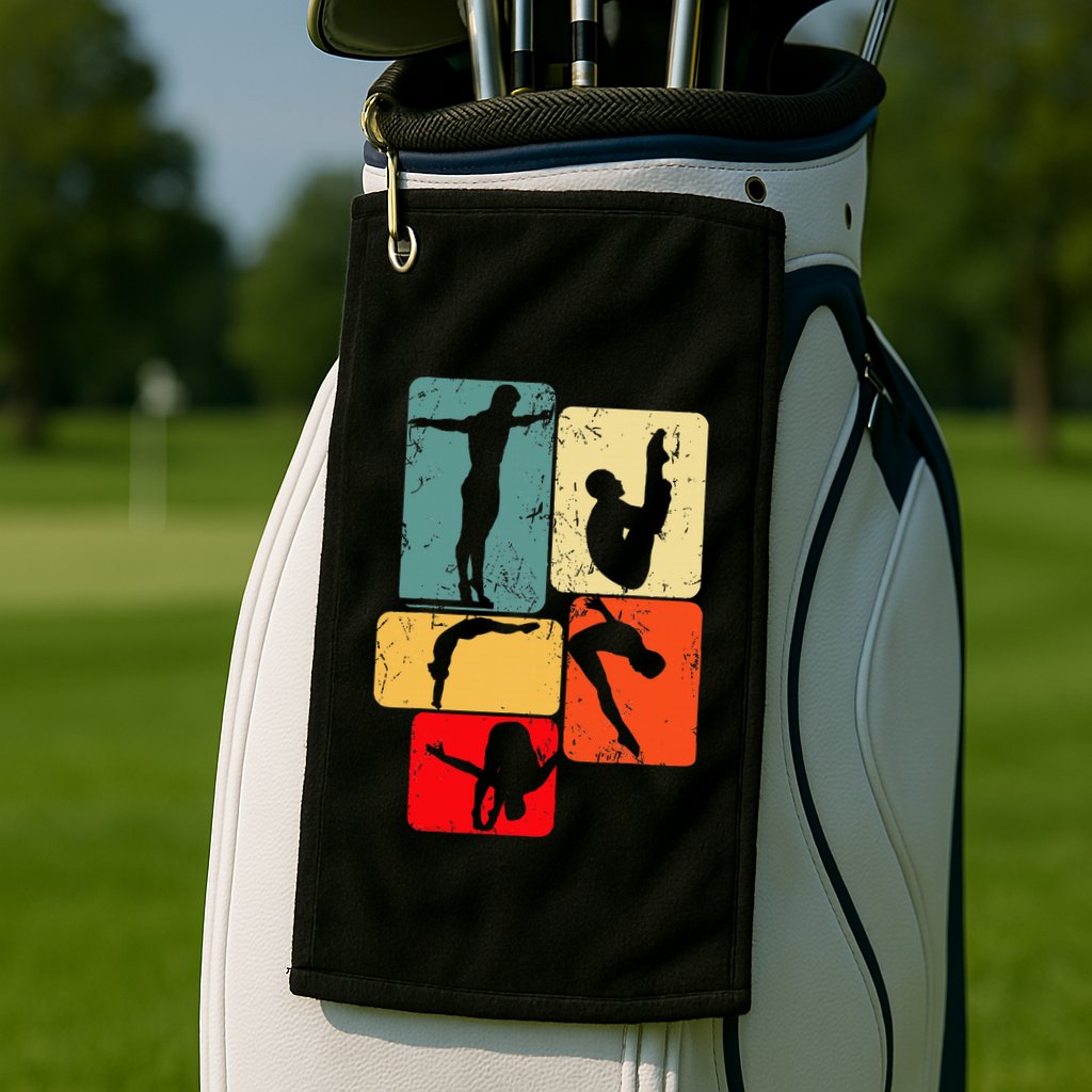 Springboard Diving Springboard Diver Platform Diving Golf Towel