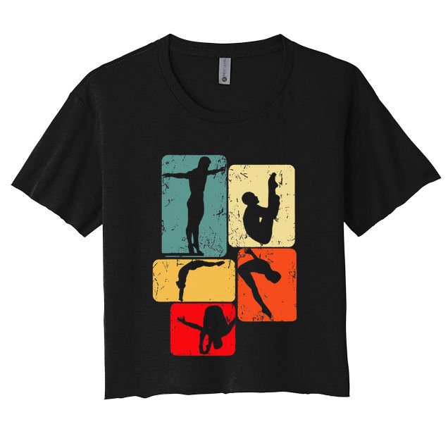 Springboard Diving Springboard Diver Platform Diving Crop Top