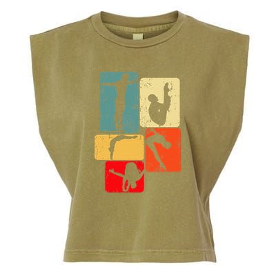 Springboard Diving Springboard Diver Platform Diving Garment-Dyed Women's Muscle Tee