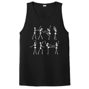 Spooky Dance Skeleton Ballerinas Halloween Costume PosiCharge Competitor Tank