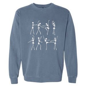 Spooky Dance Skeleton Ballerinas Halloween Costume Garment-Dyed Sweatshirt