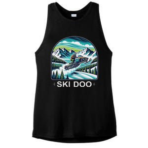 Ski Doo Snowmobile Ladies PosiCharge Tri-Blend Wicking Tank