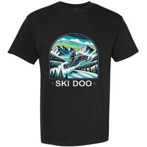 Ski Doo Snowmobile Garment-Dyed Heavyweight T-Shirt