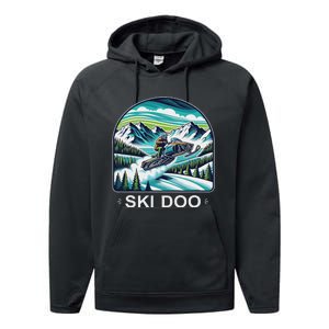 Ski Doo Snowmobile Performance Fleece Hoodie