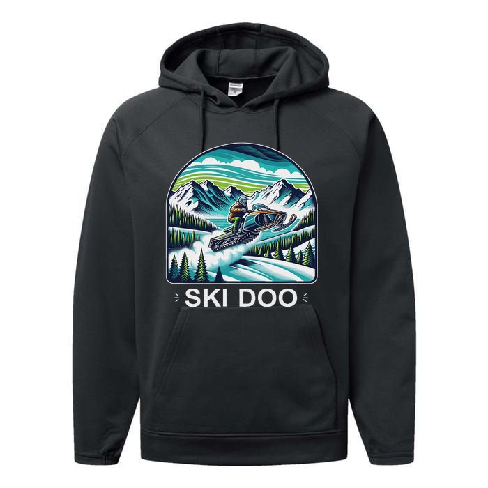 Ski Doo Snowmobile Performance Fleece Hoodie