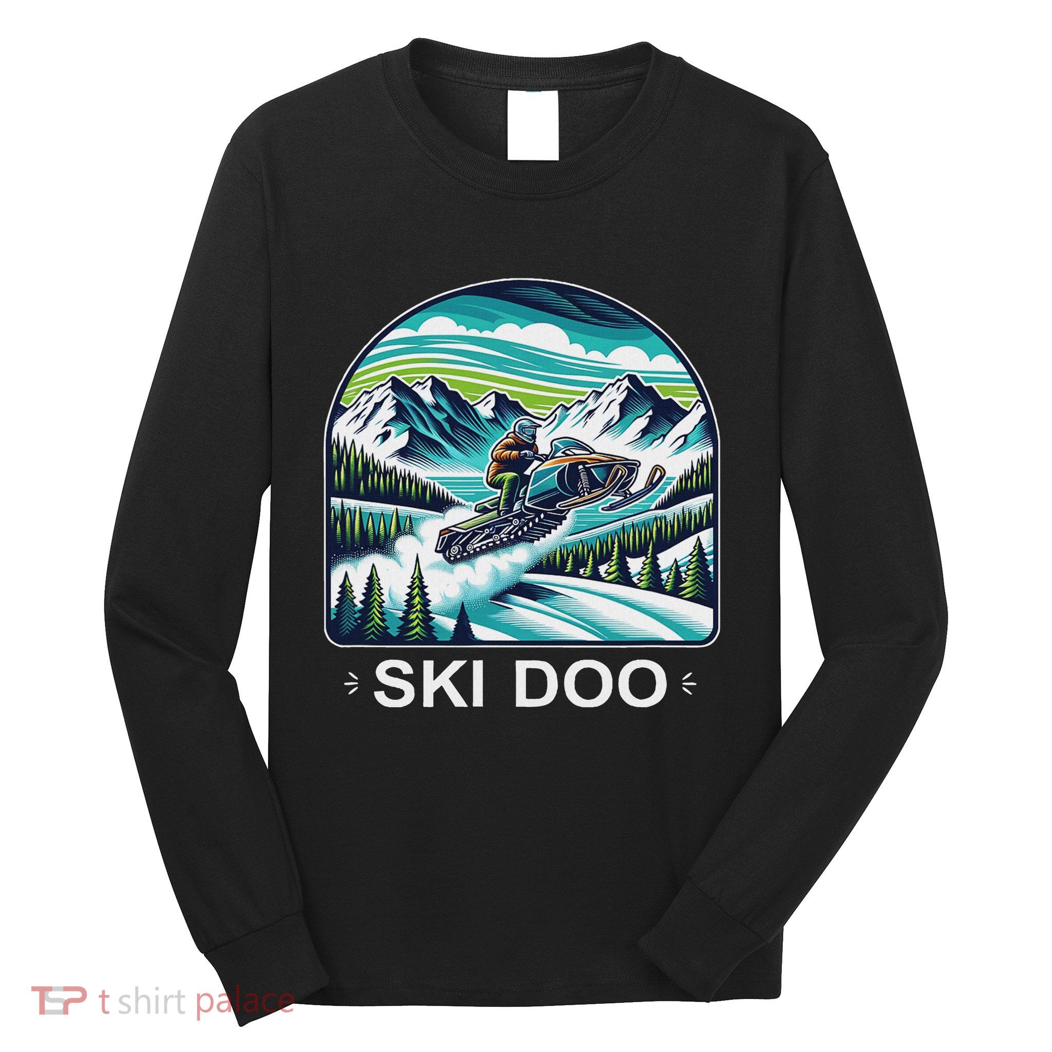 Ski Doo Snowmobile Long Sleeve Shirt