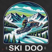 Ski Doo Snowmobile 11oz C Handle Ceramic Mug