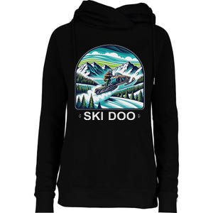 Ski Doo Snowmobile Womens Funnel Neck Pullover Hood