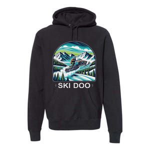 Ski Doo Snowmobile Premium Hoodie