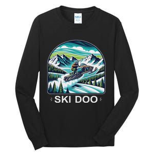 Ski Doo Snowmobile Tall Long Sleeve T-Shirt