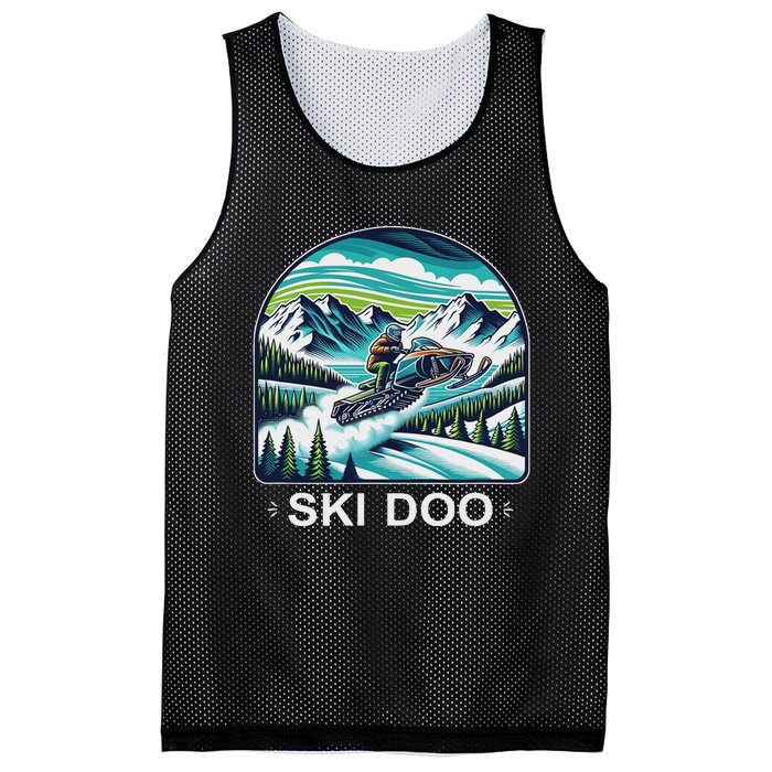 Ski Doo Snowmobile Mesh Reversible Basketball Jersey Tank