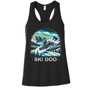 Ski Doo Snowmobile Women's Racerback Tank