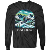 Ski Doo Snowmobile Tie-Dye Long Sleeve Shirt