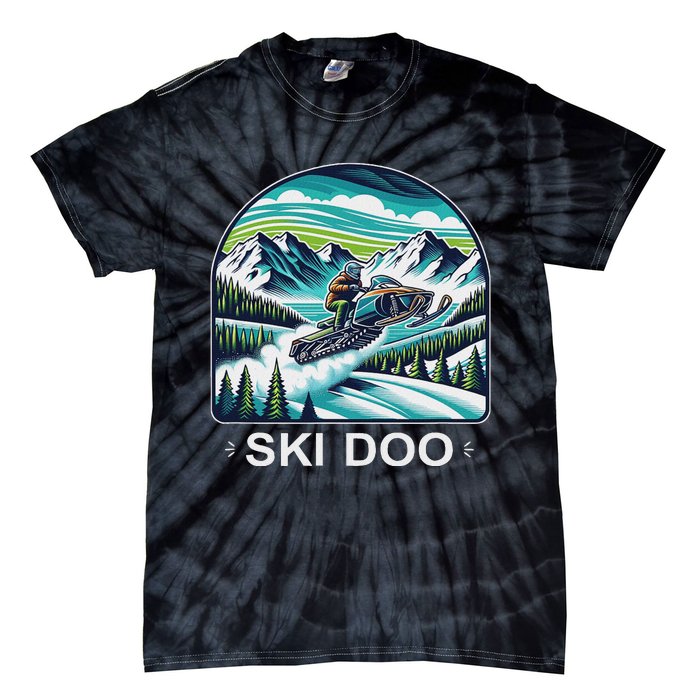 Ski Doo Snowmobile Tie-Dye T-Shirt